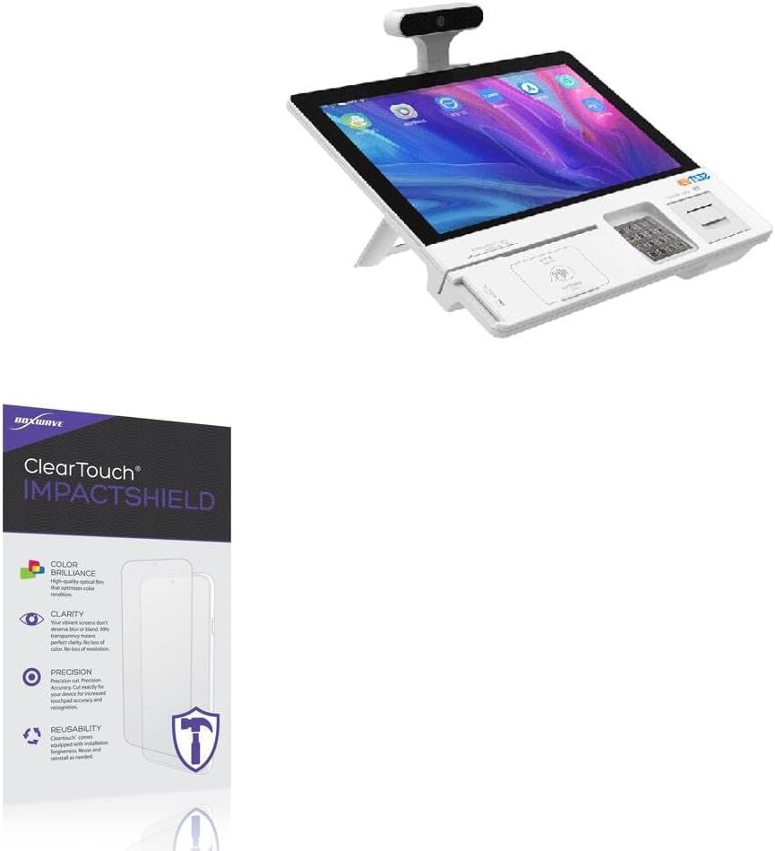 BoxWave Screen Protector Compatible with SZZT KS8123PLUS - ClearTouch ImpactShield (2-Pack), Impenetrable Screen Protector Flexible Film