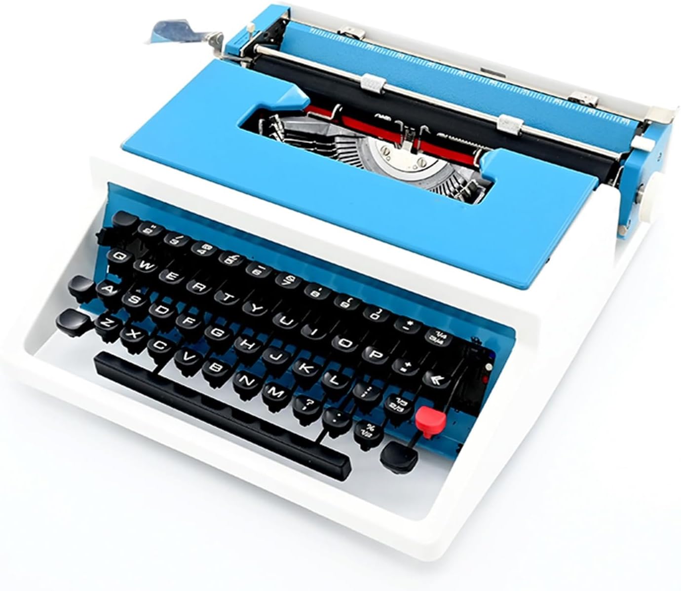 Classic Retro Manual Typewriter Portable, Clear Handwriting, Mechanical English Typewriter for Vintage Atmosphere