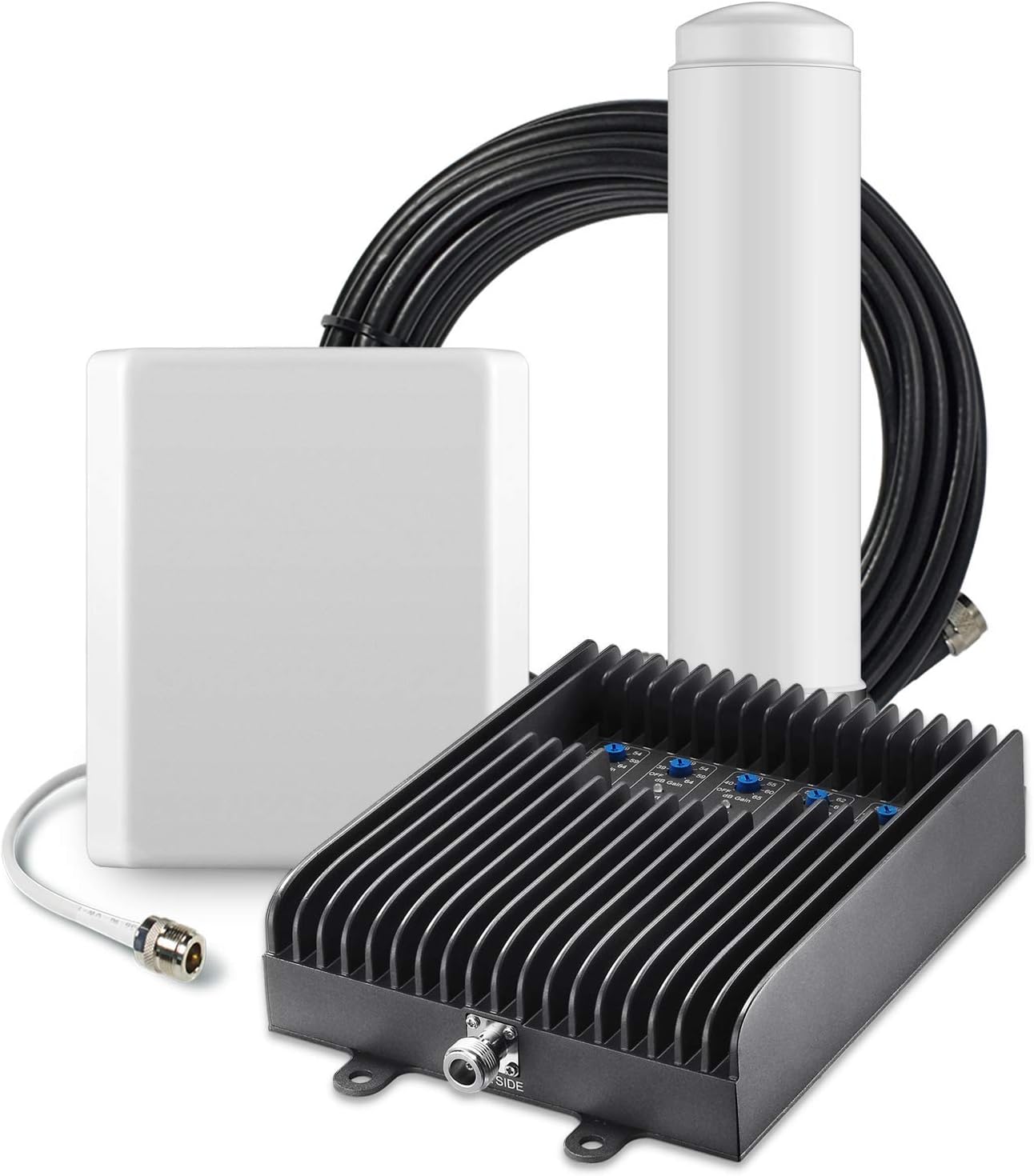 SureCall Fusion5s 2.0 Cell Phone Signal Booster for Home & Office up to 10000 sq ft, Omni Panel Antennas, Multi-User 4G/5G Boosts Verizon, AT&T, Sprint, T-Mobile, FCC Approved, USA Company