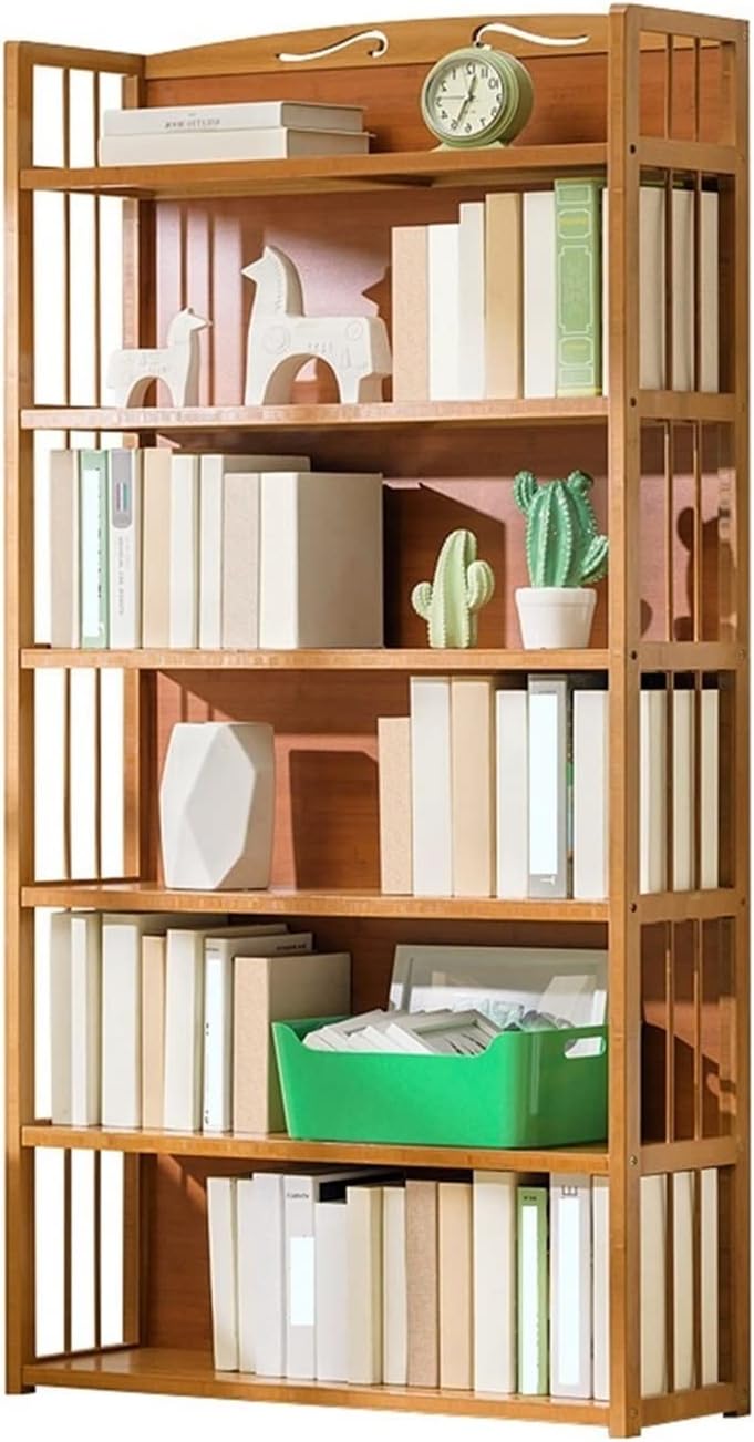 EVSER Bookshelf for Bedroom Bookshelf Bookcase Floor Partition Shelf Solid Multi-Layer Desktop Dormitory Children Student Combination Cabinet Bookcase/Bookshelves