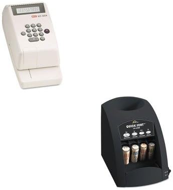 KITMXBEC30ARSICO1000 - Value Kit - Max USA Corp Electronic Checkwriter (MXBEC30A) and Royal Sovereign Fast Sort CO-1000 One-Row Coin Sorter (RSICO1000)