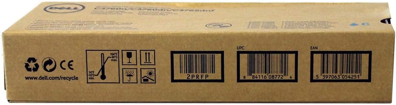 Dell 2PRFP Toner Cartridge C3760N/C3760DN/C3765DNF Color Laser Printer