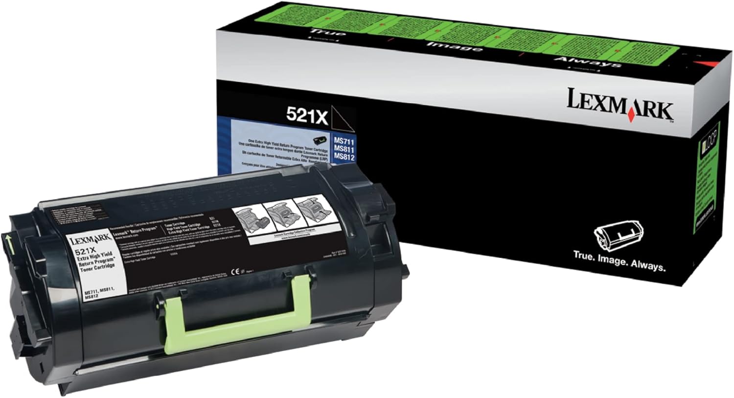 Lexmark 52D1X00 High Yield Return Program Toner Cartridge