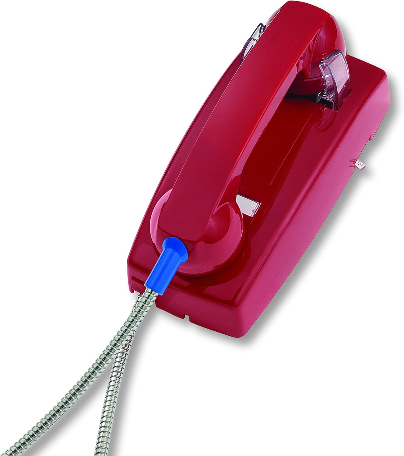 Cortelco 2554-ARCNDL-RD 255447arcndl Wall Phone W/armored Cord