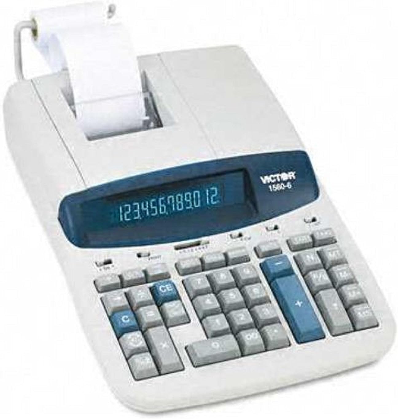 1530-6 Two-Color Ribbon Printing Calculator, Black/Red Print, 5 Lines/Sec