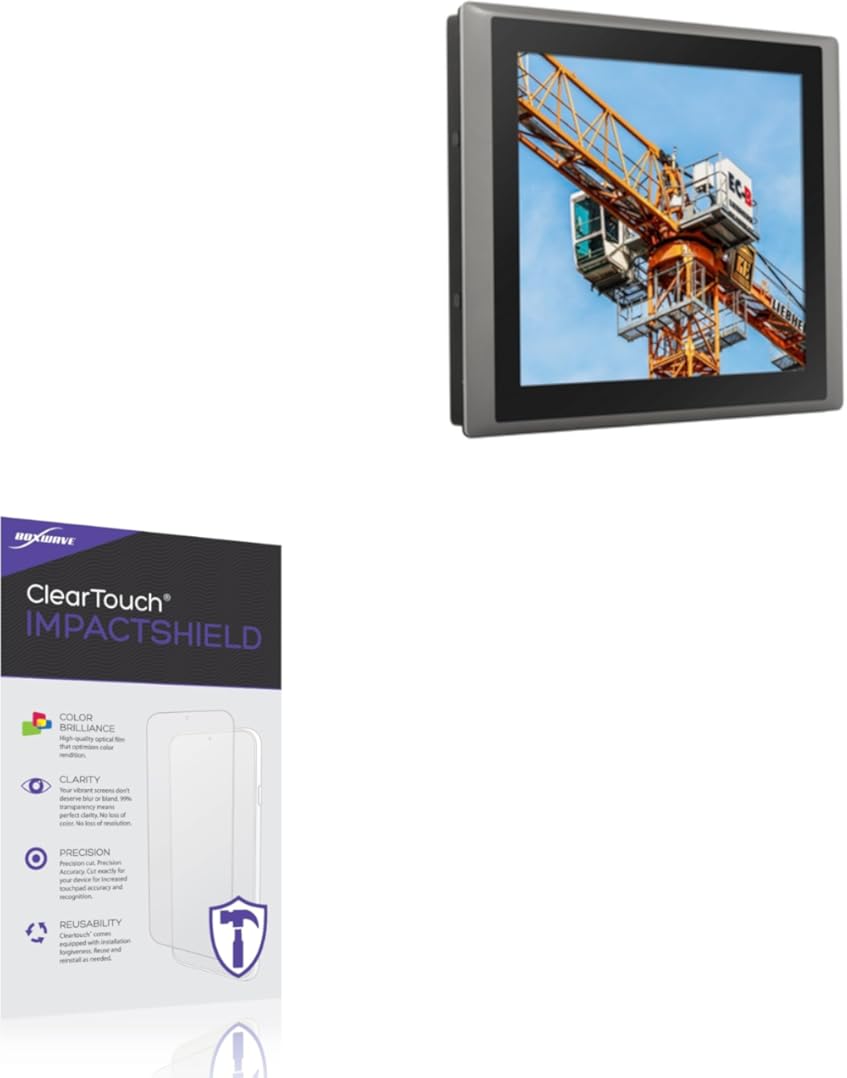 BoxWave Screen Protector Compatible With Cincoze CS-117/M1001 - ClearTouch ImpactShield (2-Pack), Impenetrable Screen Protector Flexible Film