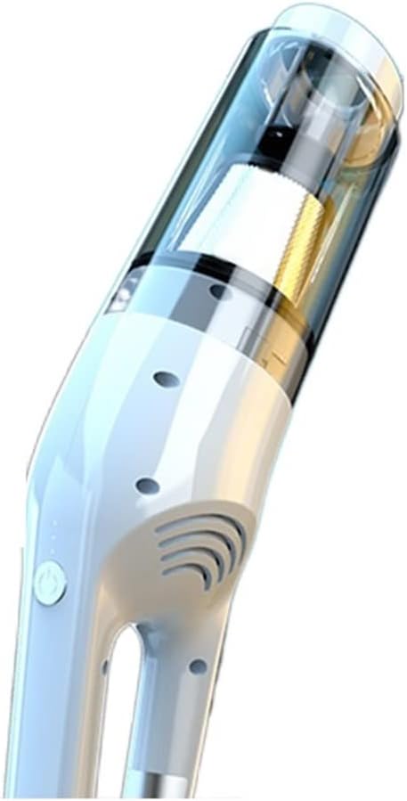 WAGNUS 95000Pa Car Vacuum Cleaner Cyclone Suction Dust Catcher Portable Handheld Vacuum Wireless for Home Applicance Auto Accessories (Color : MAX White 3apa 1bag)