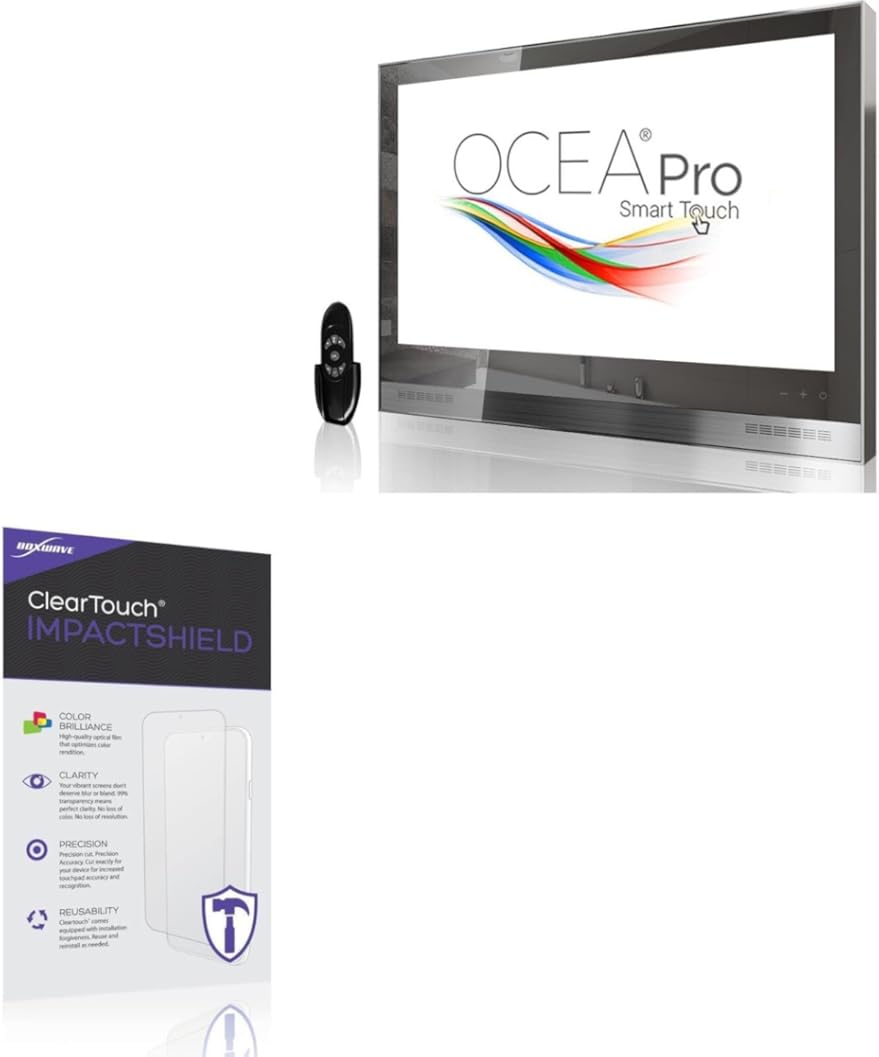 BoxWave Screen Protector Compatible with Ocea Pro 280 (28 in) - ClearTouch ImpactShield (2-Pack), Impenetrable Screen Protector Flexible Film