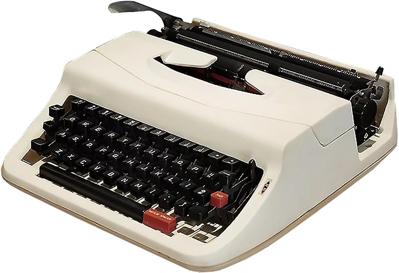 Manual Typewriter - Traditional Portable Vintage Typewriter for Nostalgic Flow, Easy to Use, Perfect Literary Gift for Writers and Creatives