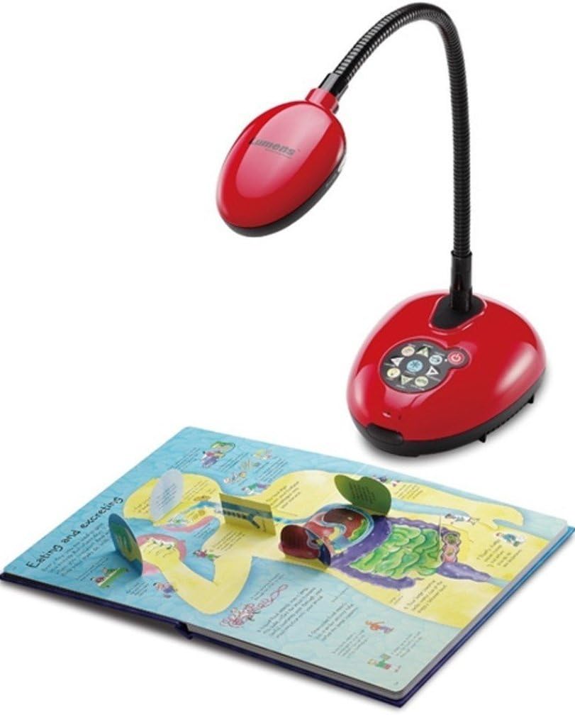 Lumens DC145 Ladibug Portable High-Definition Document Camera, Full HD 1080p Output Resolution, High Speed 30fps Dynamic Image, Professional 2X Sensor Zoom and 12x Digital Zoom