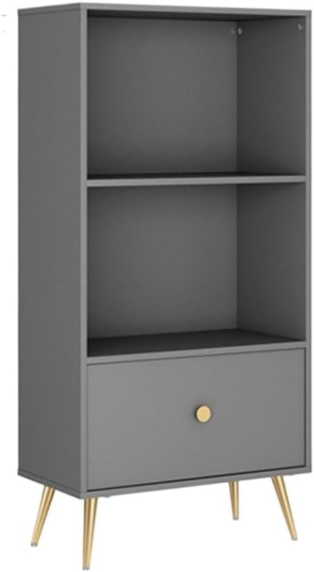 HEXEH Shelf Bookcase Bookshelf Floor-Standing Storage Rack Living Room Small Multi-Layer Storage Cabinet Simple Modern Bedroom Simple Storage Bookcase Bookcase Storage Shelves (Size : S)