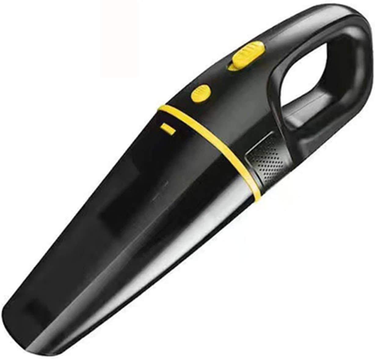 WAGNUS Powerful Suction Car Vacuum Cleaner Rechargeable Light Weight Hand Held Vacuuming Cordless for Car, Home, Pet, Office,Yellow,Wireless