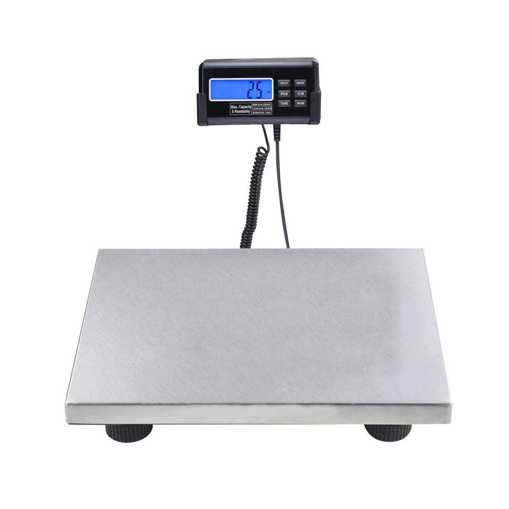 CAIYONG Bench Scale Waterproof Weight Digital Floor Heavy Duty Postal Scales Platform for Luggage Shipping Package Computing Shop Weighing