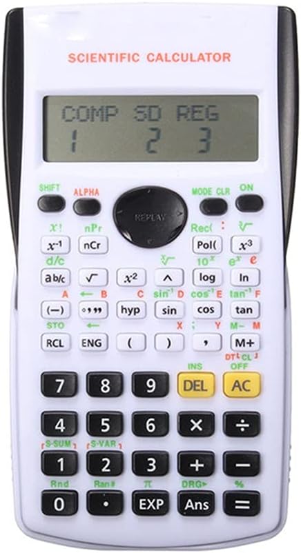 GFHSKRPL Portable Multifunctional Calculator Calculadora Cientifica for Mathematics Teaching Students Function Display