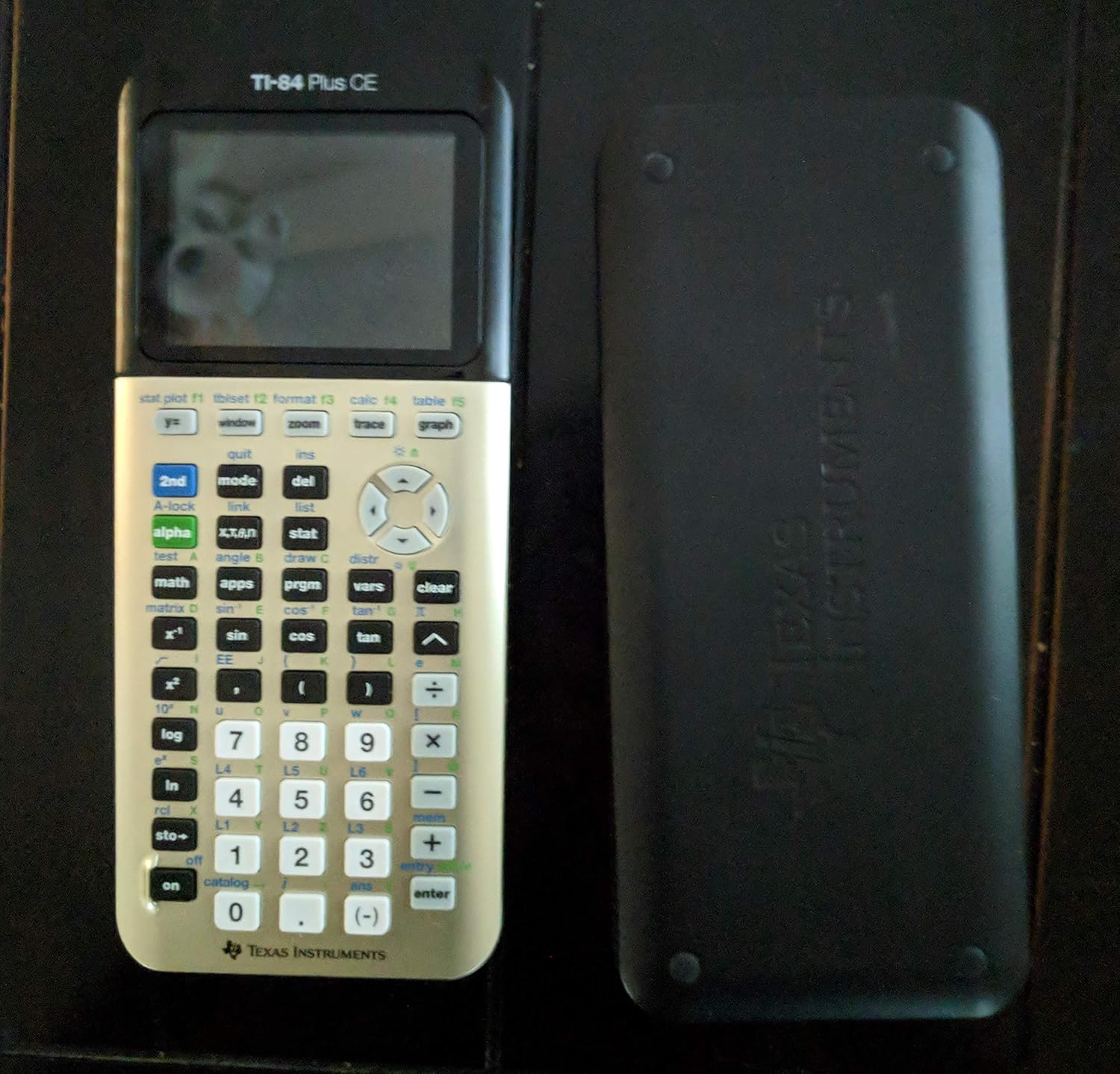 Texas Instruments TI-84 Plus CE Graphing Calculator, Gold