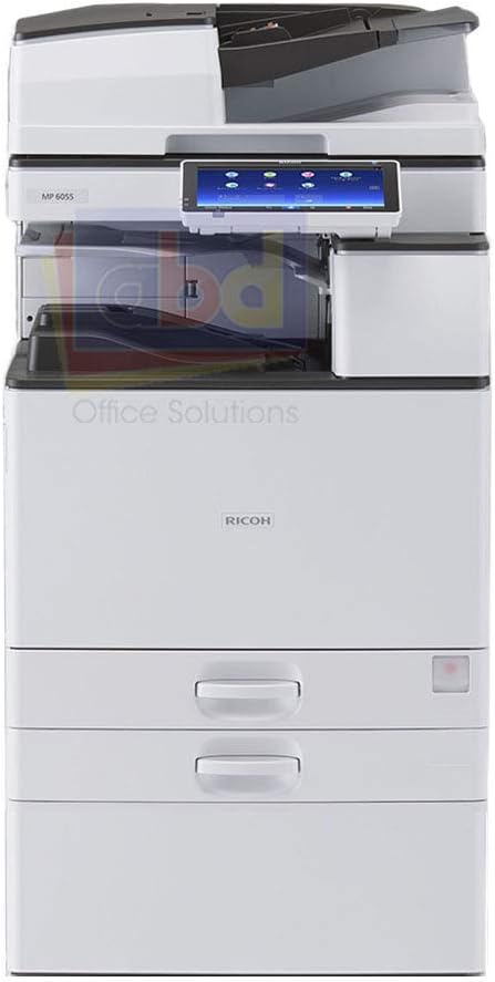 Used Ricoh Aficio MP 4055 Tabloid/Ledger-Size Monochrome Laser Multifunction Copier - 40ppm, Copy, Print, Scan, Auto Duplex, Network, 1200x1200 DPI, 2 Trays, Stand (Certified Refurbished)