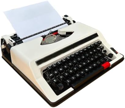 Classic Nostalgia Typewriter - Portable Manual Typewriter for Creative Writing, Vintage Letters & Gifts, Retro Office Decor