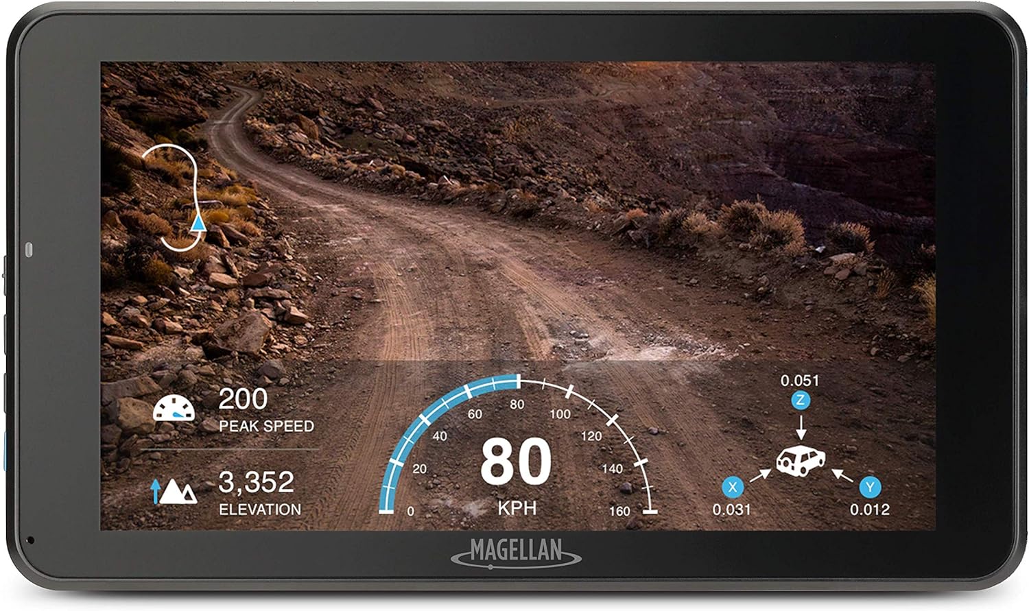 Magellan TN7881SGLUC TR7 Trail and Street GPS Navigator with A Camera