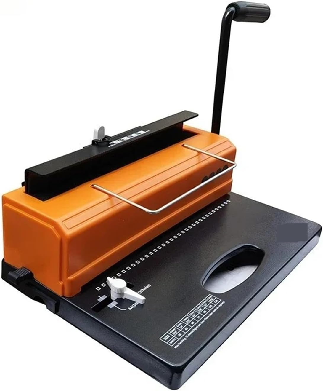 Binding Machine, Double Coil Binding Square Home Office Manual Document Calendar A4 Punching Binding Machine