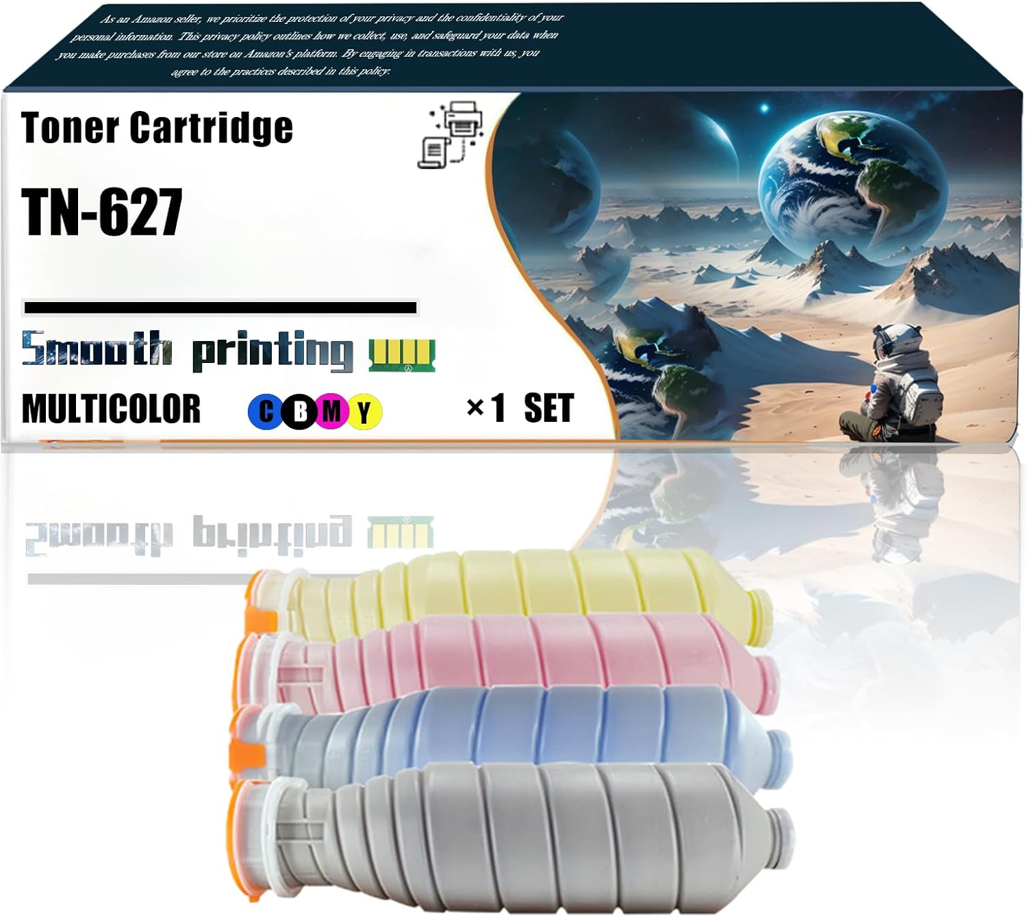 LSSF TN-627 ACVV130 Toner Cartridge Compatible for Konica Minolta AccurioPress C14000 Printers, Ultra-High Print Page Count with Chip 173800 Pages (Multicolor)