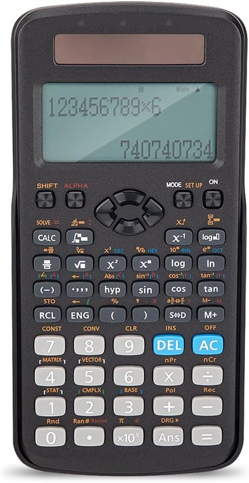 Scientific Calculator 417 Function Standard Engineer Calculators Middle High School Student Supplies Electronic Calcu