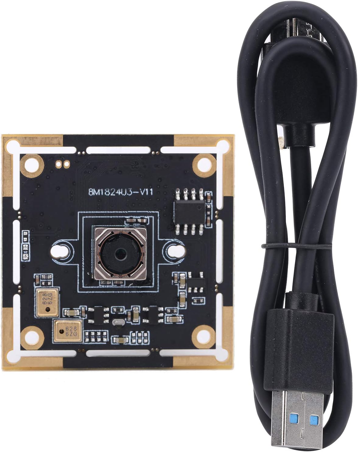 Mavaol 8MP USB Camera HD Webcam Autofocus 77.2° Wide Angle for Video Calls Document Scanning Surveillance Mac Windows Linux Compatible