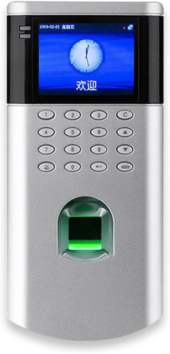 Time Clock OF260 Fingerprint Time Attendance Access Control System Set Swipe Card Integrated Machine Glass Door Induction Electric Control Lock Office Electronics Products,Single Host ID Swipe Card