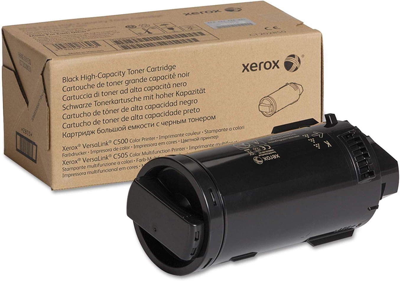 Xerox VersaLink C500/C505 Black High Capacity Toner Cartridge (12,100 Pages) - 106R03869