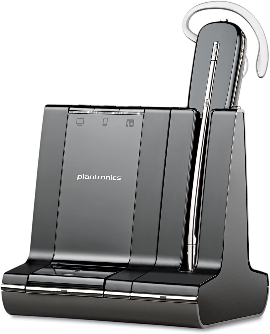 Plantronics SAVIW740 Savi 740 Monaural Convertible Wireless Headset (Renewed)