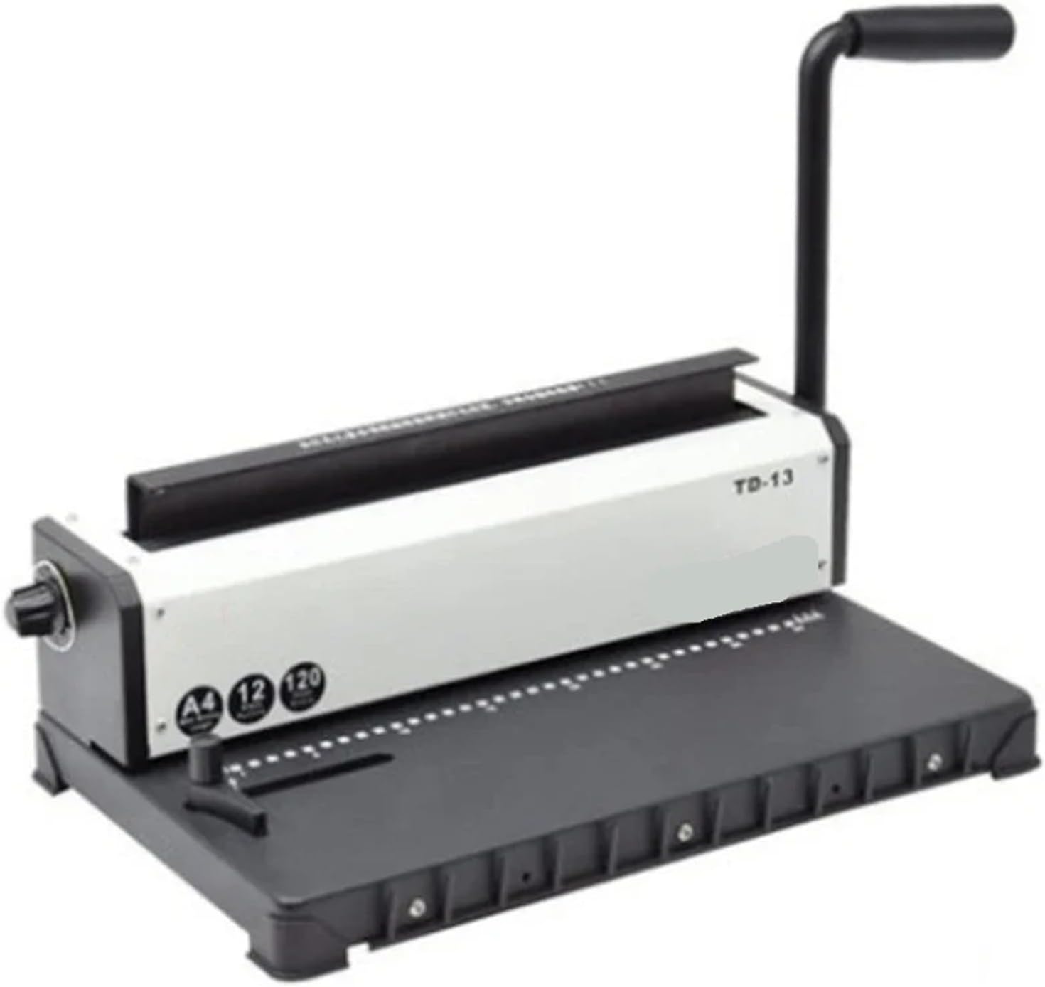 Binding Machine, Punching and Binding Integrated Iron Ring Binding Office Supplies Manual Spiral Binding Machine