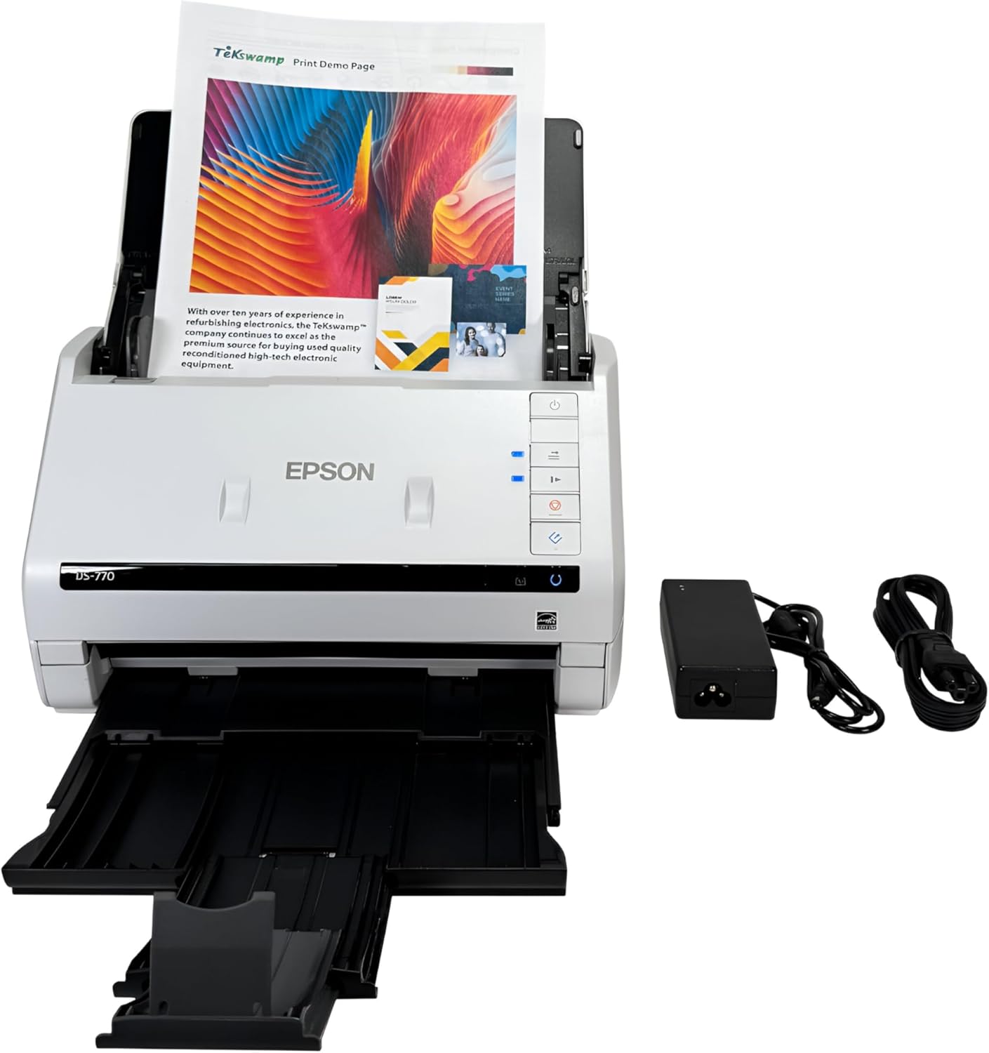 Workforce DS-770 Color Document Scanner J381A with AC Adapter (Renewed)