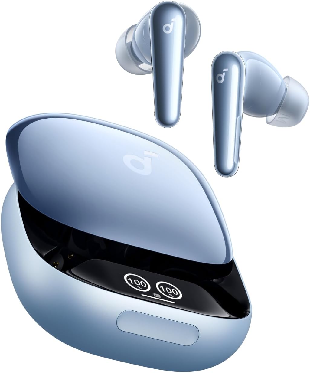 Soundcore Liberty 4 Pro by Anker, Noise Cancelling Wireless Earbuds, 7-Sensor and Real-Time Adaptive Noise Cancelling, 2× Faster Charging, Studio-Level Hi-Fi Music, Clear Calls with 6 Mics and AI