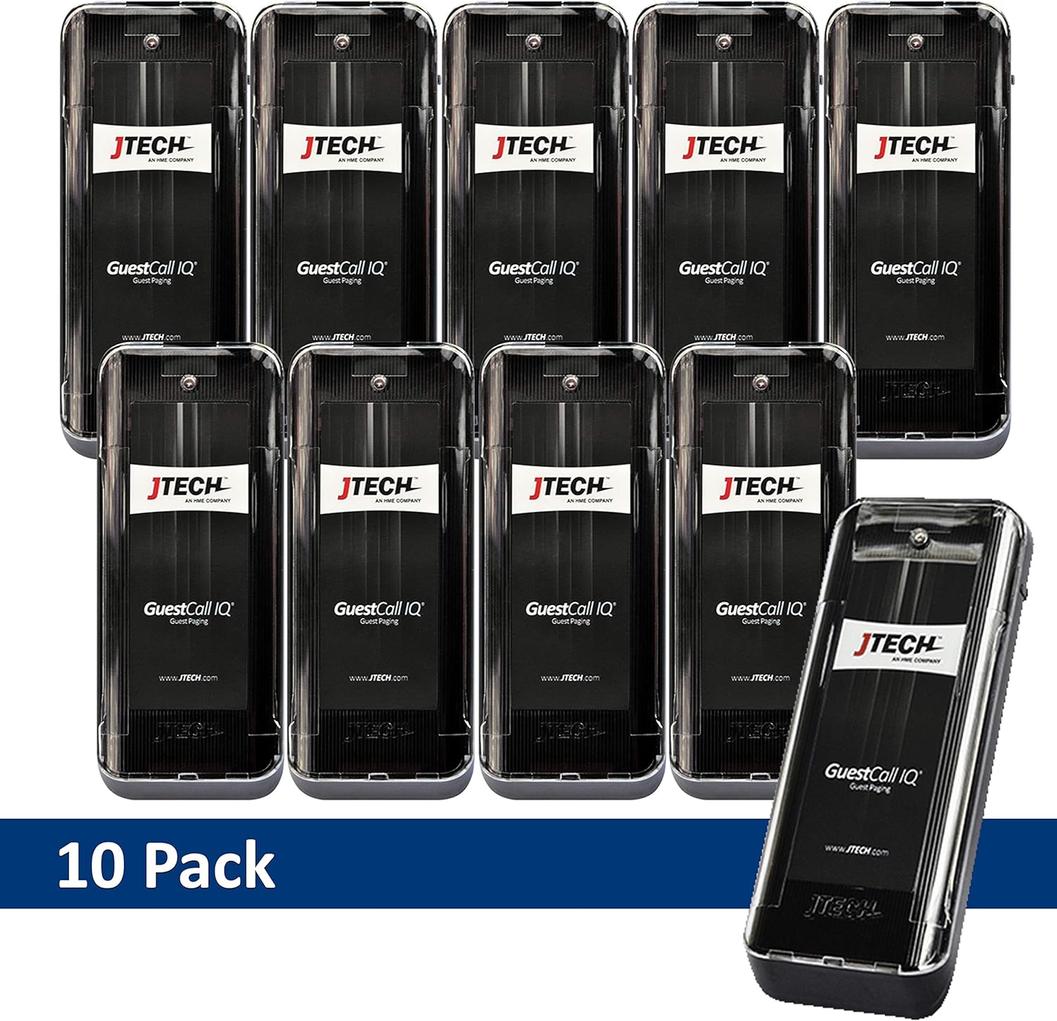 JTech GuestCall IQ Pagers - 10 Pack