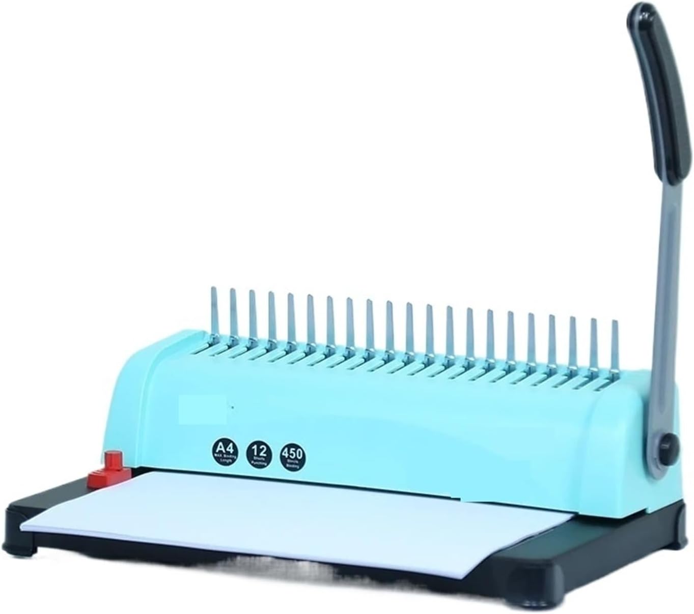 Binding Machine, Rubber Ring Clip Punching and Binding Machine, 21 Holes, A3A4 Holes, Edge Banding, Bidding Documents