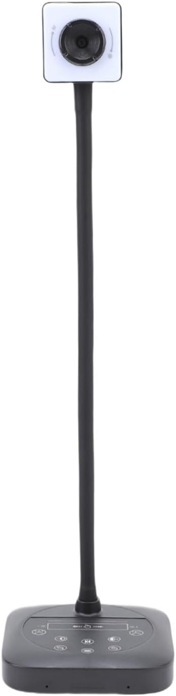 Book Scanner, 2pcs Document Camera with Autofocus Built-in Microphone LED Fill Light for Online Teaching Live,Portable