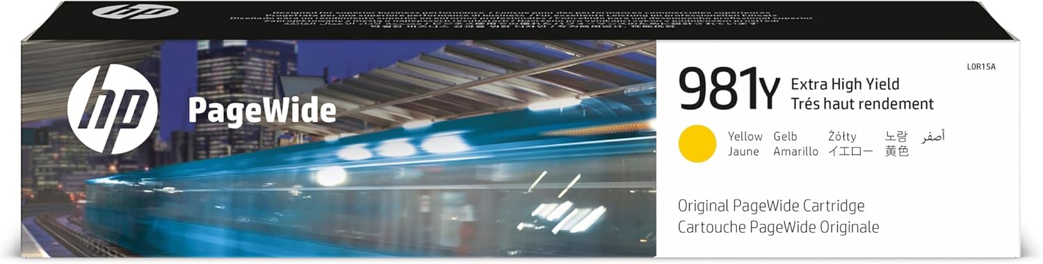 HP 981Y | PageWide Cartridge Extra High Yield | Yellow | L0R15A