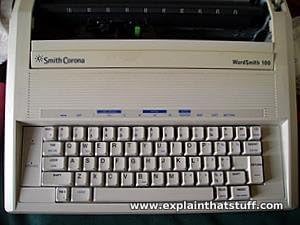 Rebuilt Discontinued Smith Corona Wordsmith 100 Typewriters by Around The Office with New Machine Guarantee, Extra Ribbons & Correction Tapes, and Dust Cover