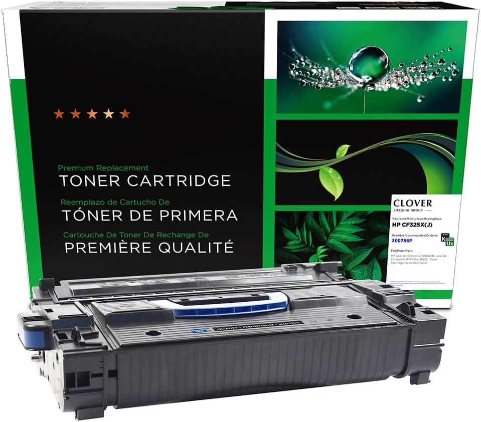 Clover Remanufactured Toner Cartridge Replacement for HP CF325X | Black | Extended Yield