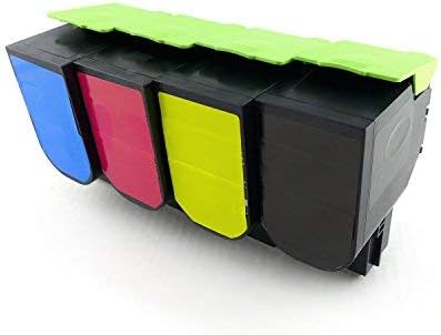 Green2Print Toner Set, 4 cartridges 1x 2500, 3X 2000 Pages Toner Cartridge for Lexmark CX310N, CX310DN, CX410DE, CX410DTE, CX410E, CX510DE, CX510DHE, CX510DTHE