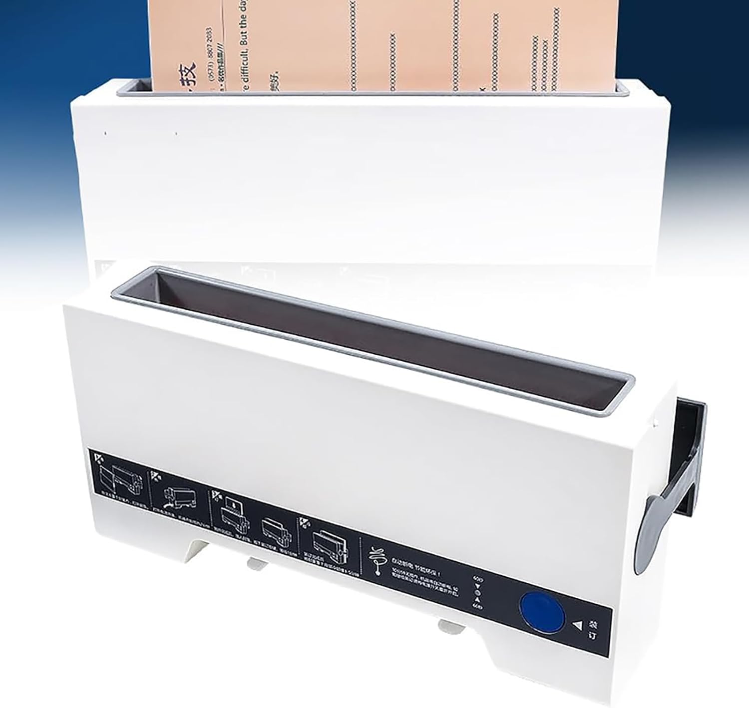 JKSVTF Electric A4 Hot Melt Binding Machine, Book Binding Machine, Binding Thickness 22mm, Hot Melt Adhesive Binding Machine, for Document Contract Office Supplies, Ideal for Office Use