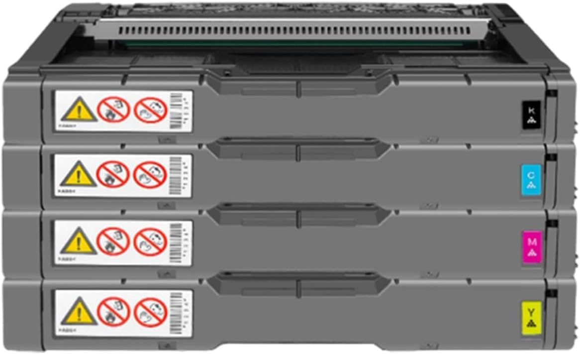 KYTGV Compatible for Ricoh Aficio SP C231SF C232DN C232SF C242DN Printers, 406475 406476 406477 406478 Toner Cartridges, High-Yield 8200 Pages, Strong Print Clarity (4-Pack BK/C/M/Y)