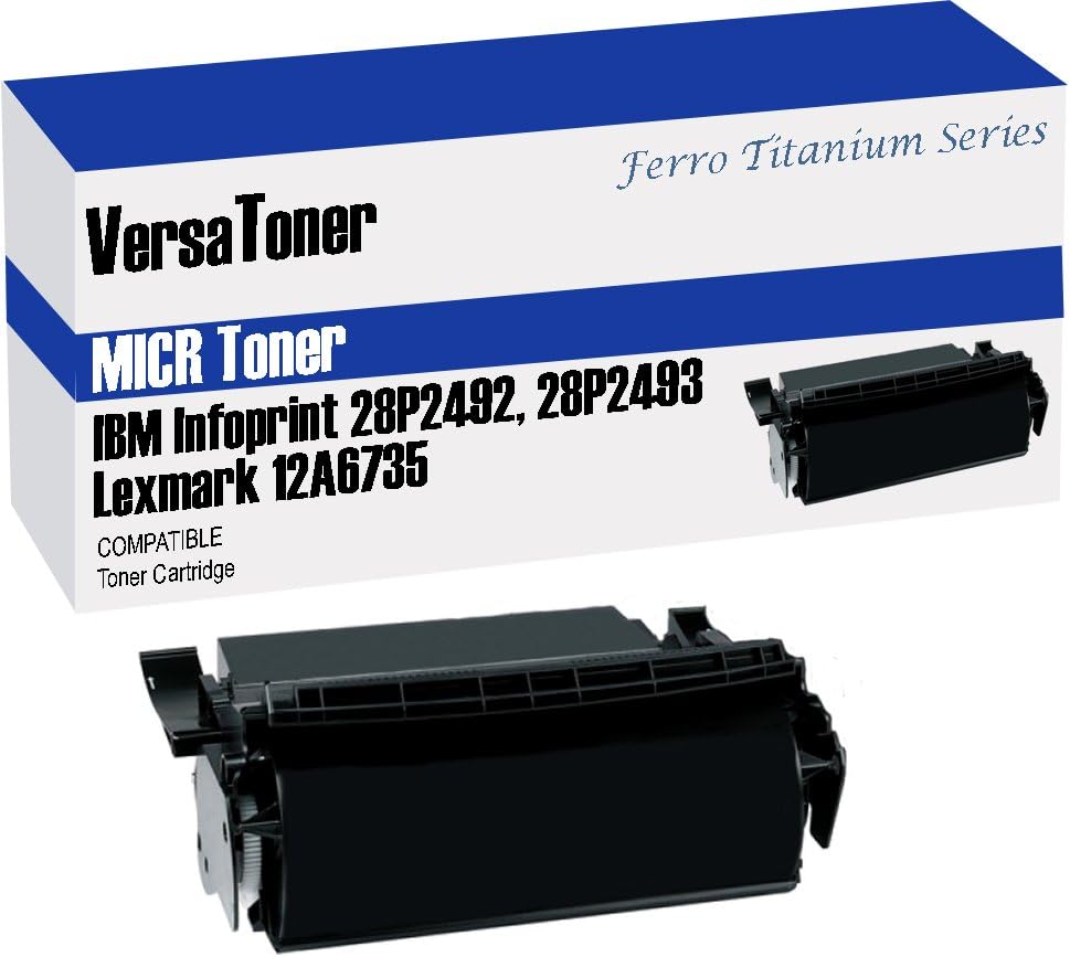 VersaToner - Lexmark 12A6735 Black (MICR) - Toner Cartridge