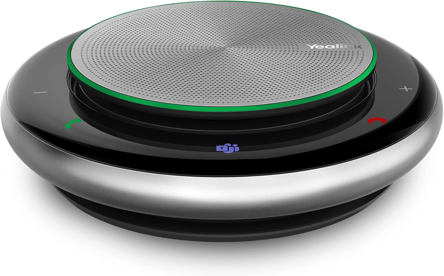 Yealink Bluetooth Speakerphone USB Speakers with Microphone Teams Certified CP900 Wireless Enhanced Noise Reduction Algorithm Home Office 360° Voice Pickup (Package Without dongle)