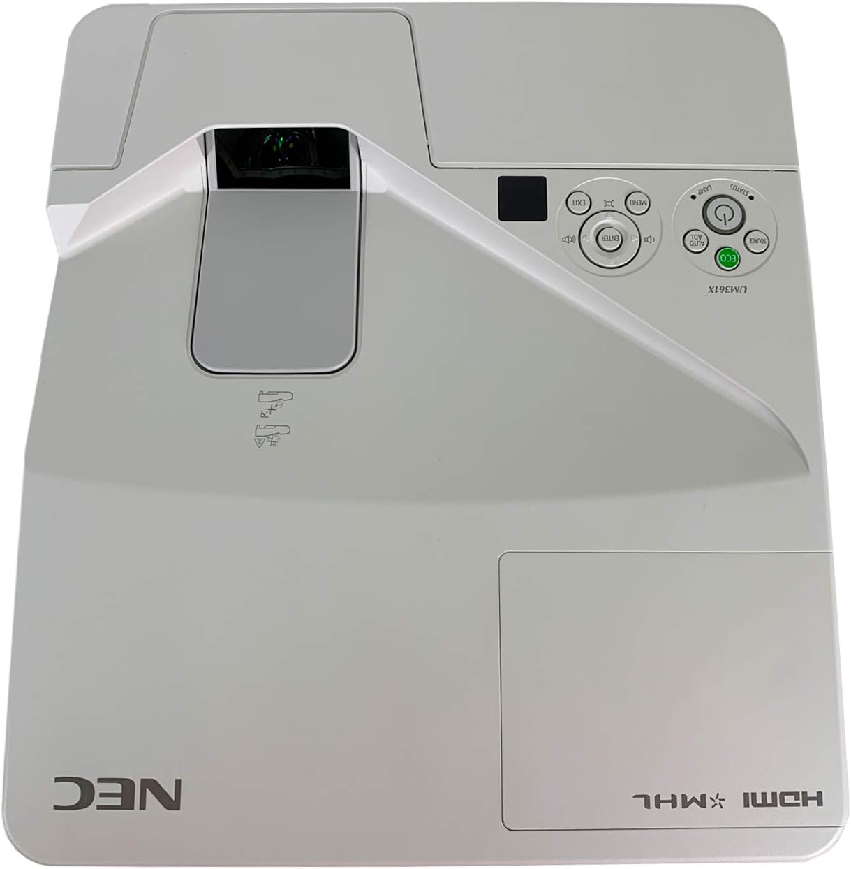 NEC Display Solutions NP-UM361X 3600L Ultra Short Throw Projector (Renewed)