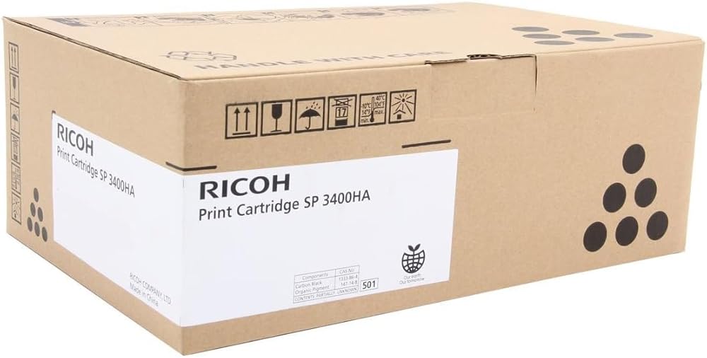 Print Cartridge SP3400HA High Yield AIO Toner Cartridge, 1 Each