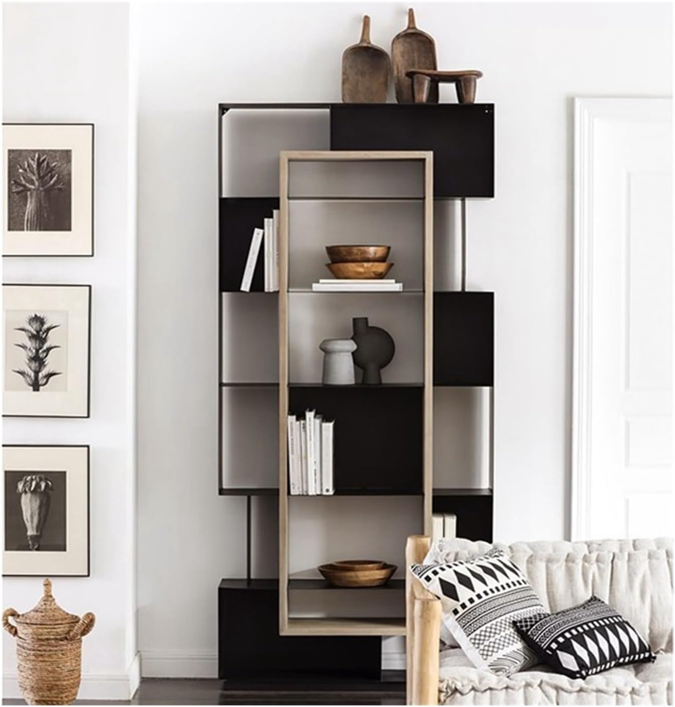 mengli-99 Bookcase Nordic Bookshelf Bookcase Minimalist Bookshelf Bookcase Bookshelf Display Rack Display Rack Bookshelf