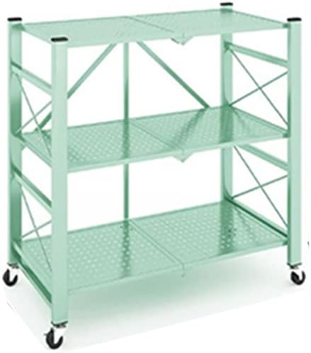 ALSODI Simple Bookshelf, Children's Bookshelf in The Sitting Room, Small Bookcase Folding Shelf for Household Bedroom Storage