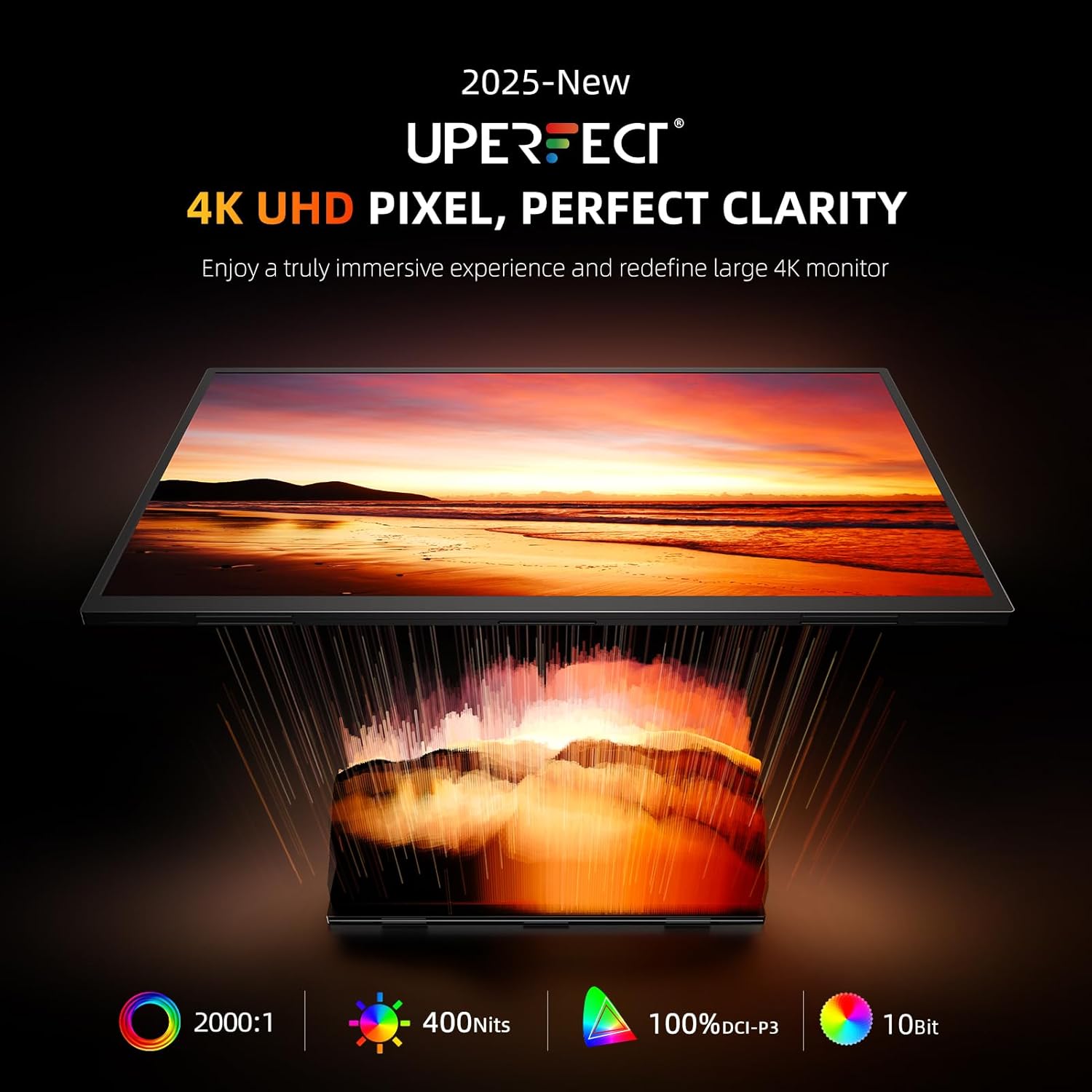 UPERFECT Portable Monitor 4K 23.8