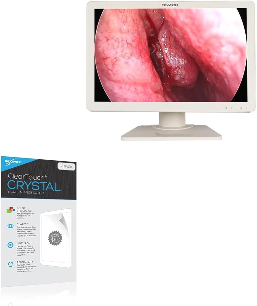 BoxWave Screen Protector Compatible with Beacon E2422 - ClearTouch Crystal (2-Pack), HD Film Skin - Shields from Scratches