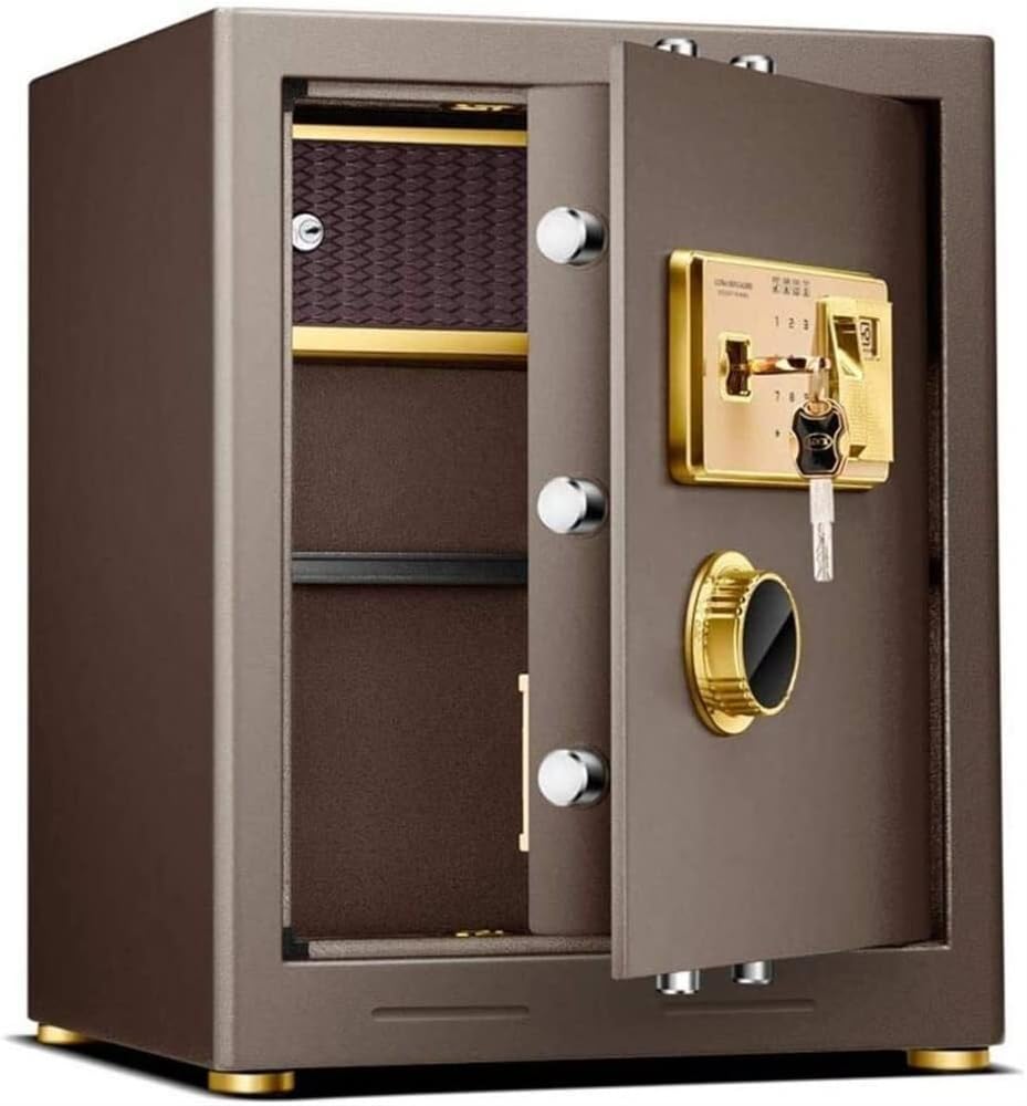 KG7HQRP Cabinet Safes Safe Box for Home Digital Safe Box Electronic Digital Cash Box Security Safe with Digital Keypad for Home Office Electronic Storage Cabinet Safes 50 * 41 * 35CM (Color : B) (B)